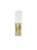 Lip Oil Lemon Drop in clear bottle with yellow liquid and droplet