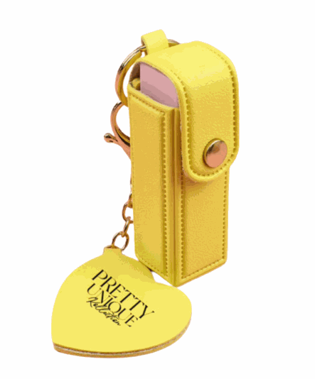 Luxe Bag in Sunbeam Yellow with stylish design and gold accents